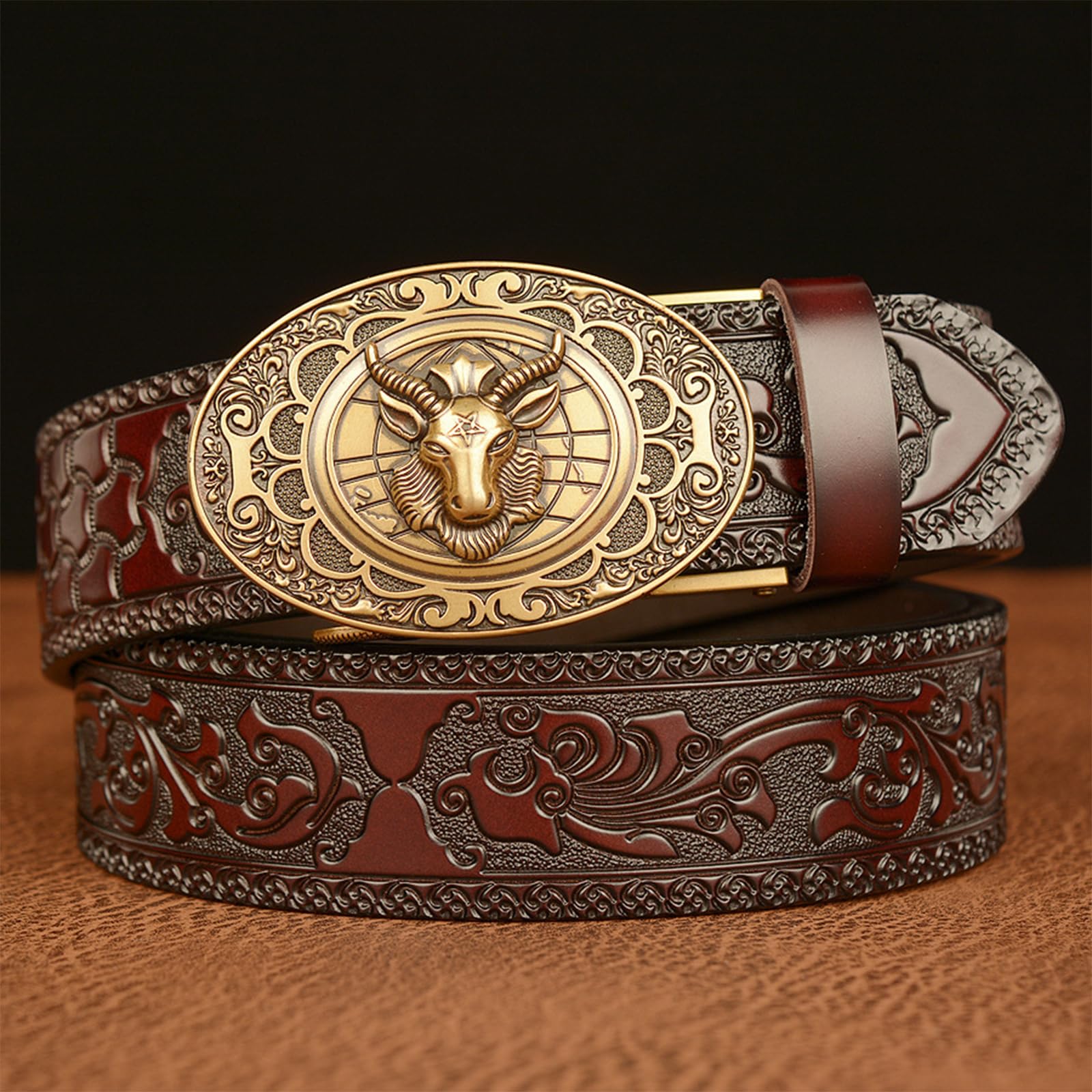 Ceinture extensible en cuir pour jeans