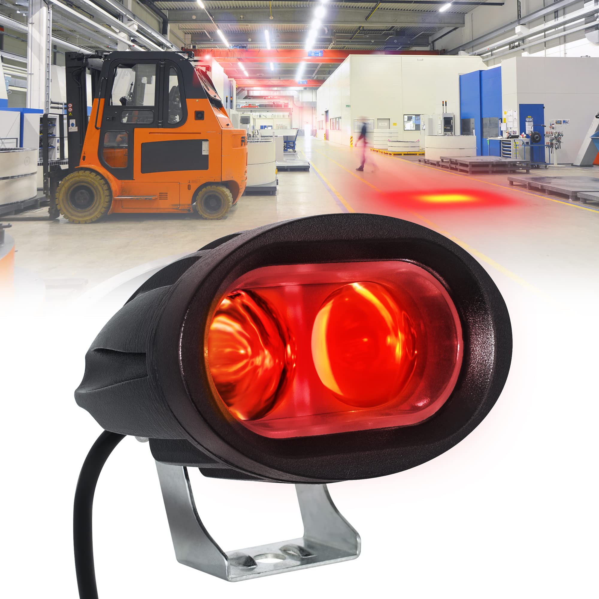 Buy 20W LED Forklift Lights Red Safety Lights 12 85V DC Forklift