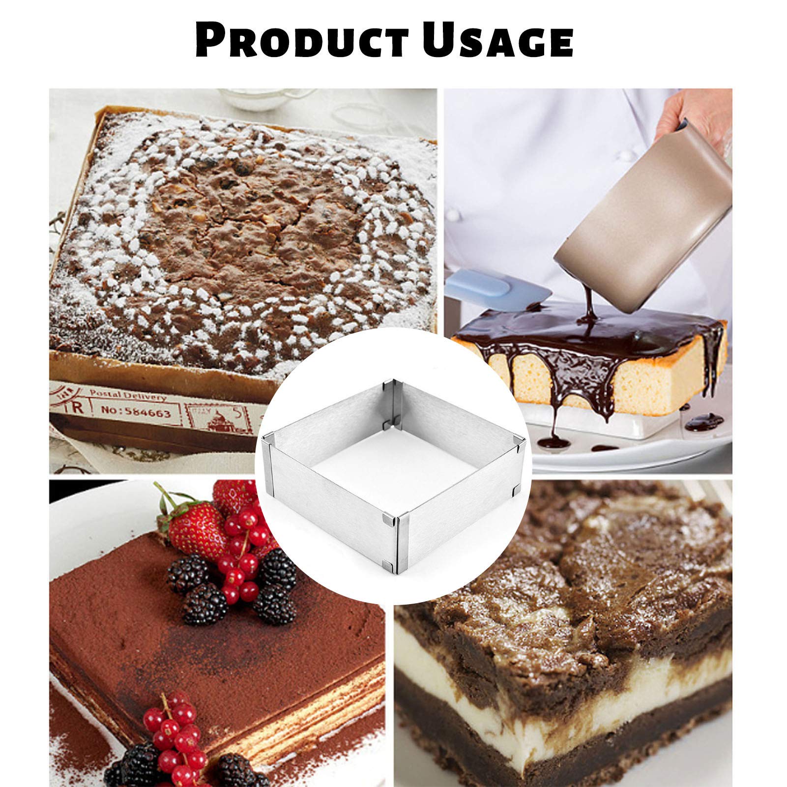 Mousse cakevorm ring, roestvrij stalen cakevorm - mousse