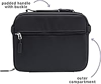 Vista 3 de uninni Lonchera aislada para niños a partir de 3 años con almacenamiento resistente a fugas, bolsillo de malla, divisor extraíble para aperitivos