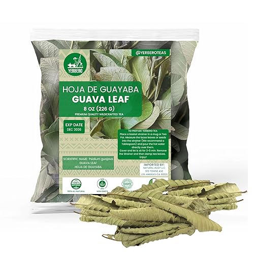 Yerbero - Whole Dried Guava Leaf | 8oz (226g) 80-120