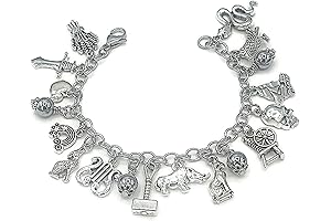 Norse Gods Charm Bracelet: Legacy of Asgard's Guardians
