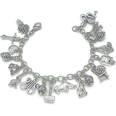 Norse Gods Charm Bracelet: Legacy of Asgard's Guardians