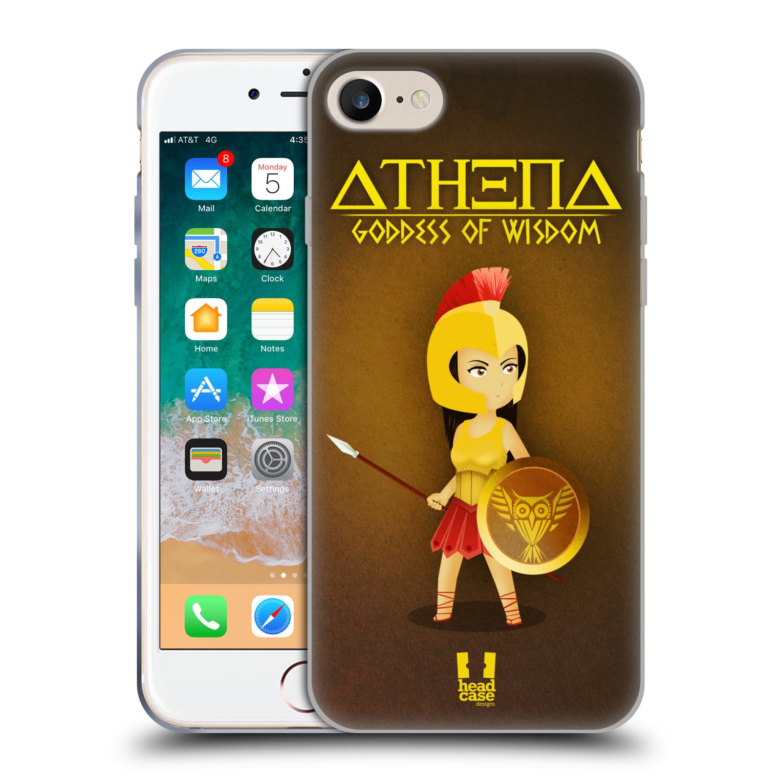 Coque en Gel Athéna pour iPhone SE Protection de Qualité Militaire Finition Premium - 7