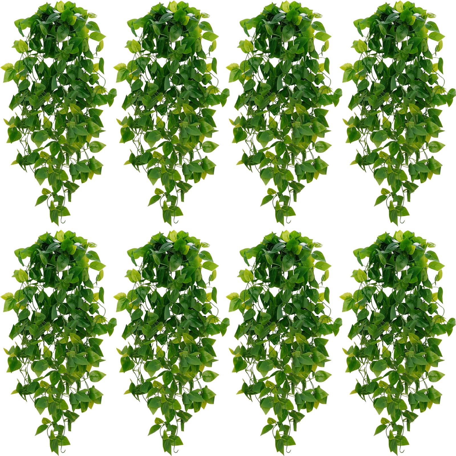 Plantes artificielles à suspendre pour décorer sans entretien extérieur et mur