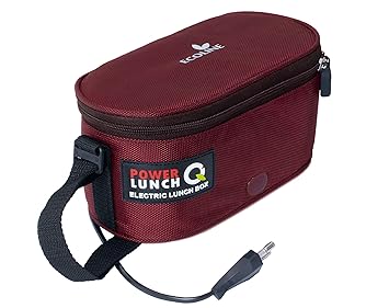 Q4 Electric 1400ml Stainless Steel Lunch Box (Maroon)