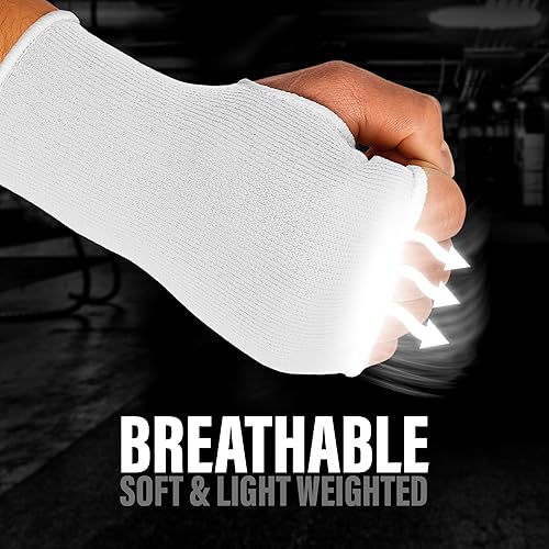 Miniatura 5 de DXM SPORTS Guantes interiores de boxeo  Envolturas de mano elásticas rápidas, protección de puño para MMA, Muay Thai, Kickboxing, entrenamiento de