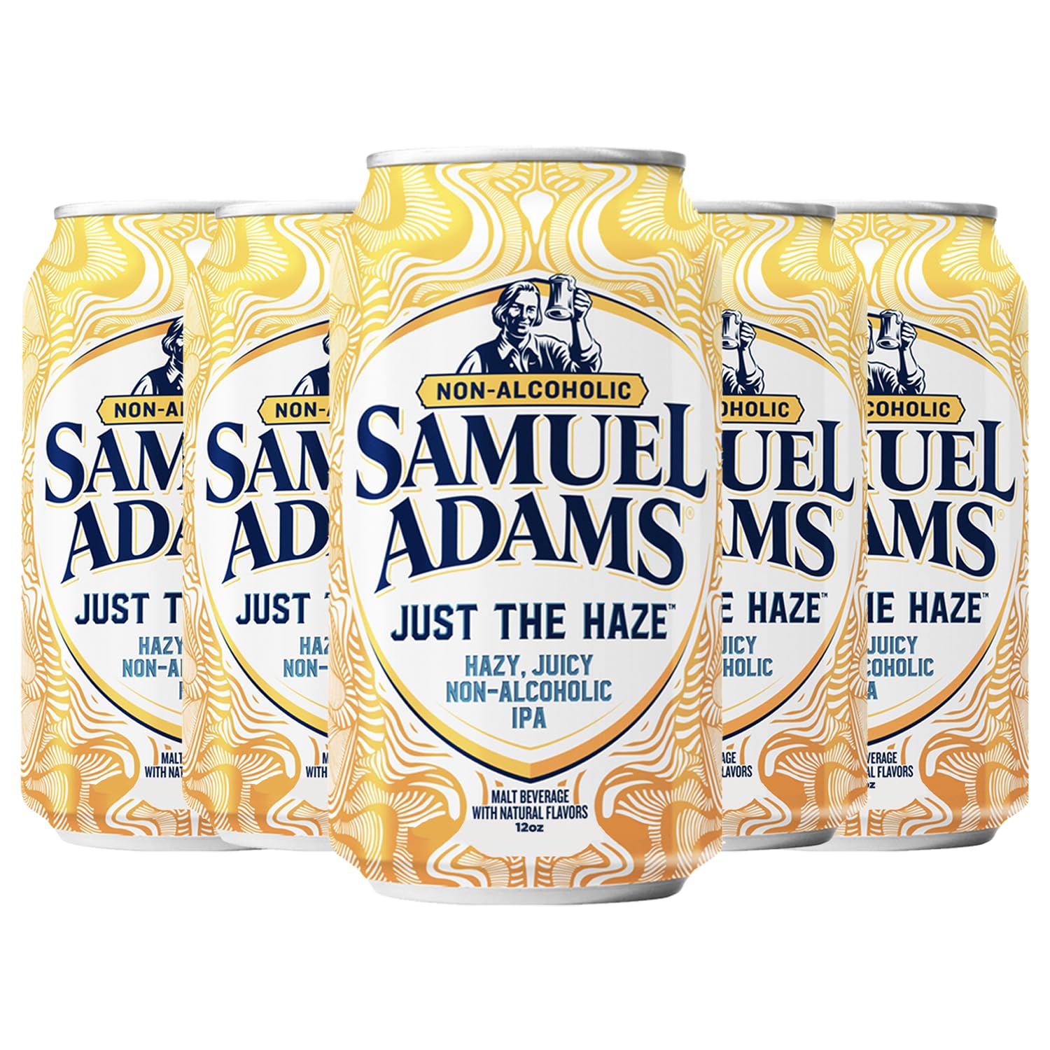 Amazon.com: Samuel Adams 5 Pack Just the Haze Non-Alcoholic Hazy