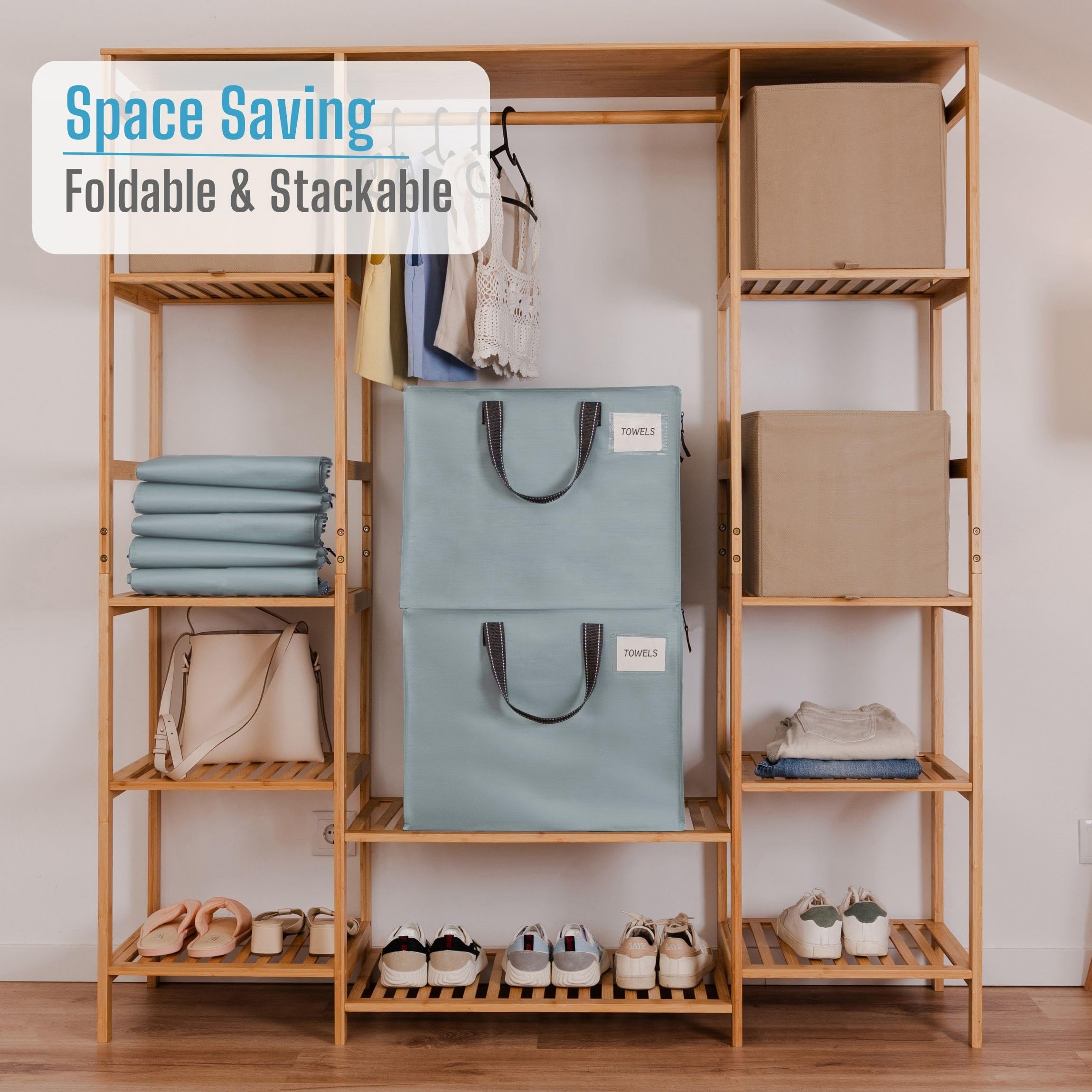 Borse Per Traslochi Extra Large - Set Da 2, Azzurro, 68.5x35.5x38 Cm, 91 Litri - Foto 2