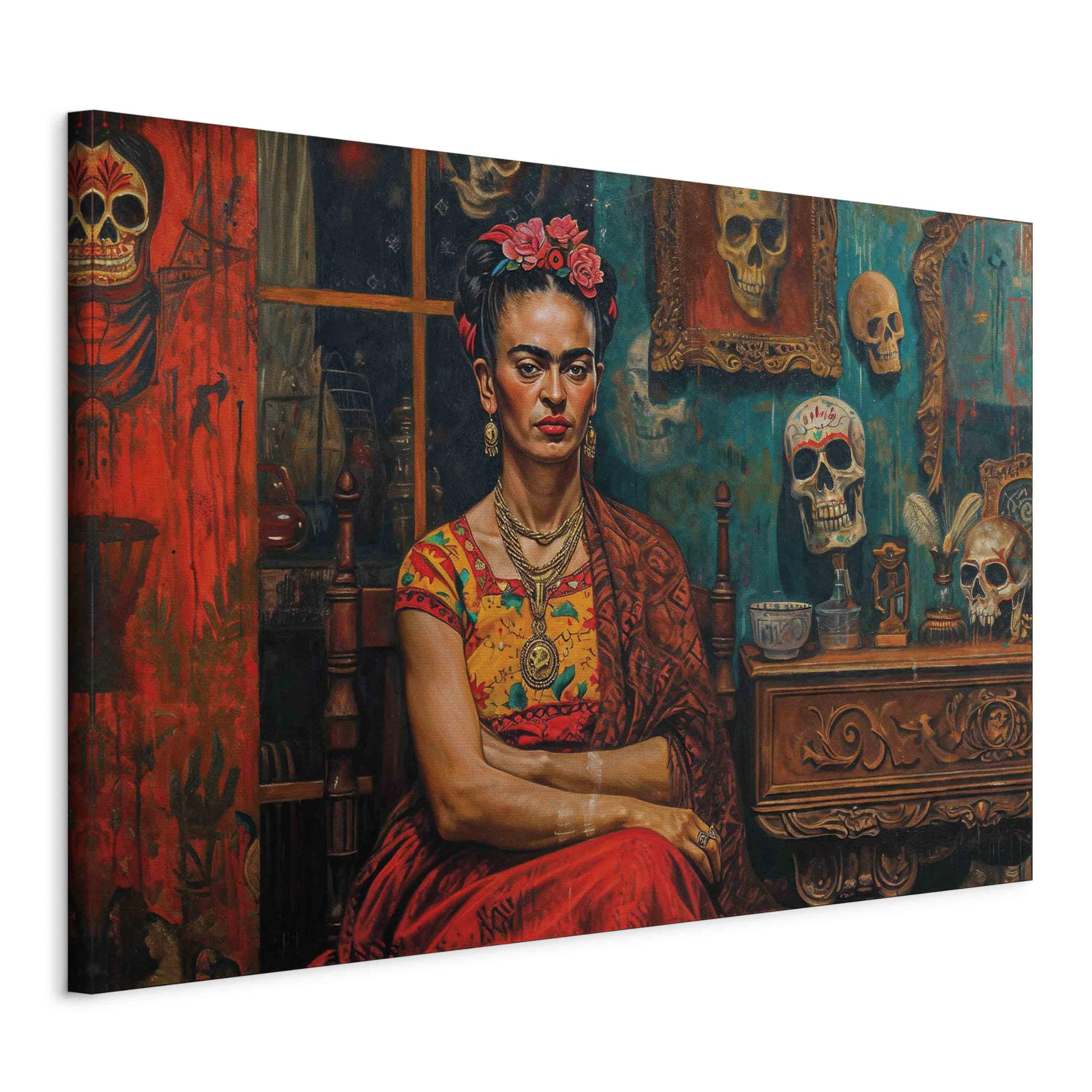murando - Leinwandbild Reproduktion der Frau, 120x80 cm, 1-teilig, modern