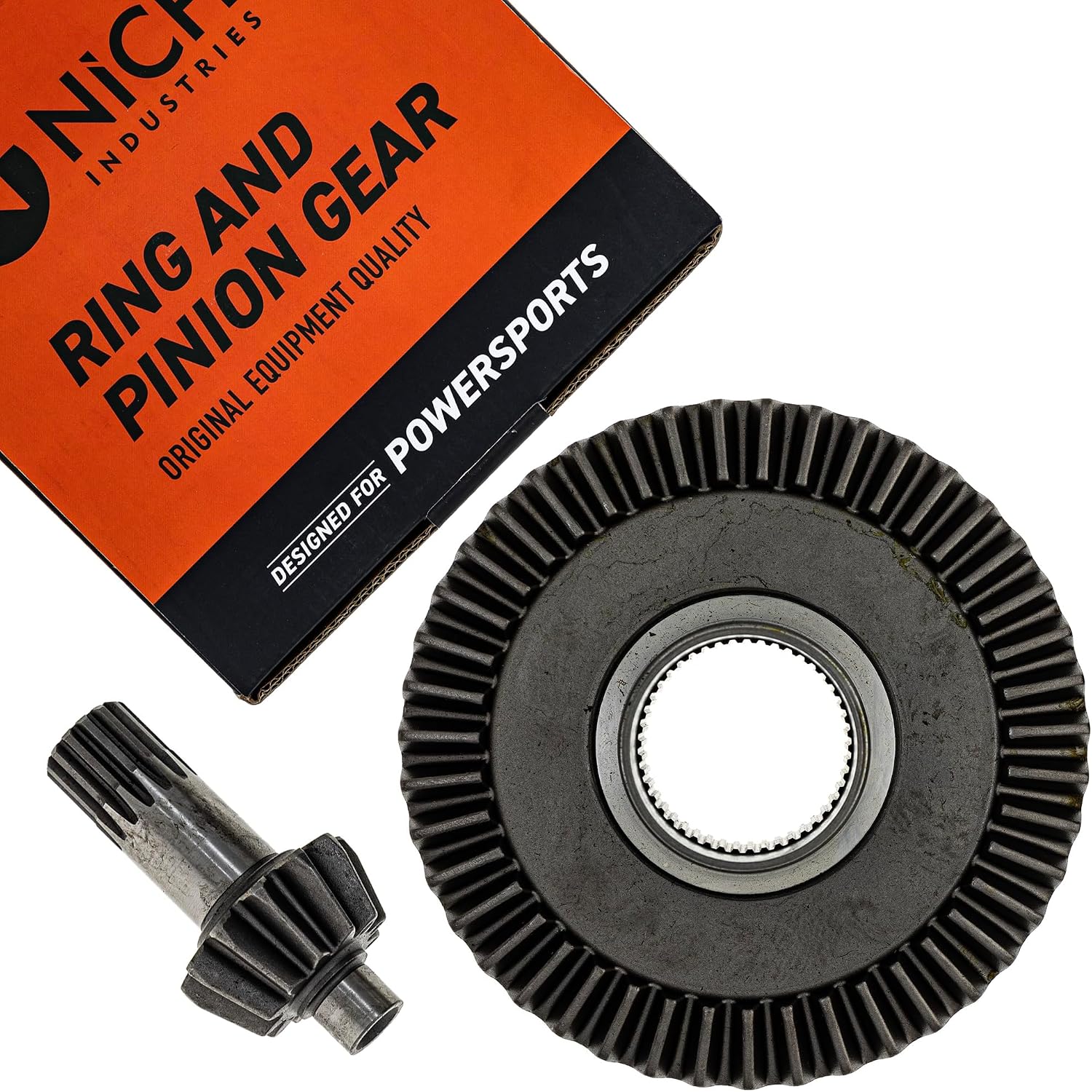 NICHE Differential Ring Gear Pinion Set for 1986 Moto 4 YFM225 59V-46110-01-00 2HT-46121-00-00