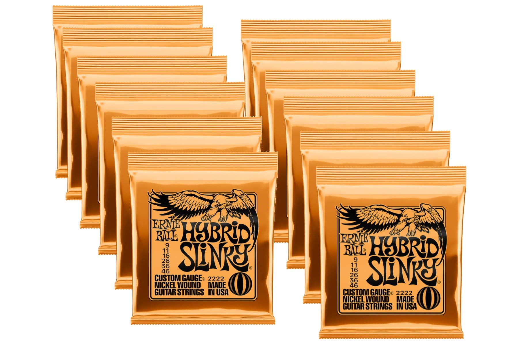 Nickel Wound Guitar Strings (#2222 Hybr… Nickel Wound Guitar Strings (#2222 Hybr… Ernie Ball 2222
