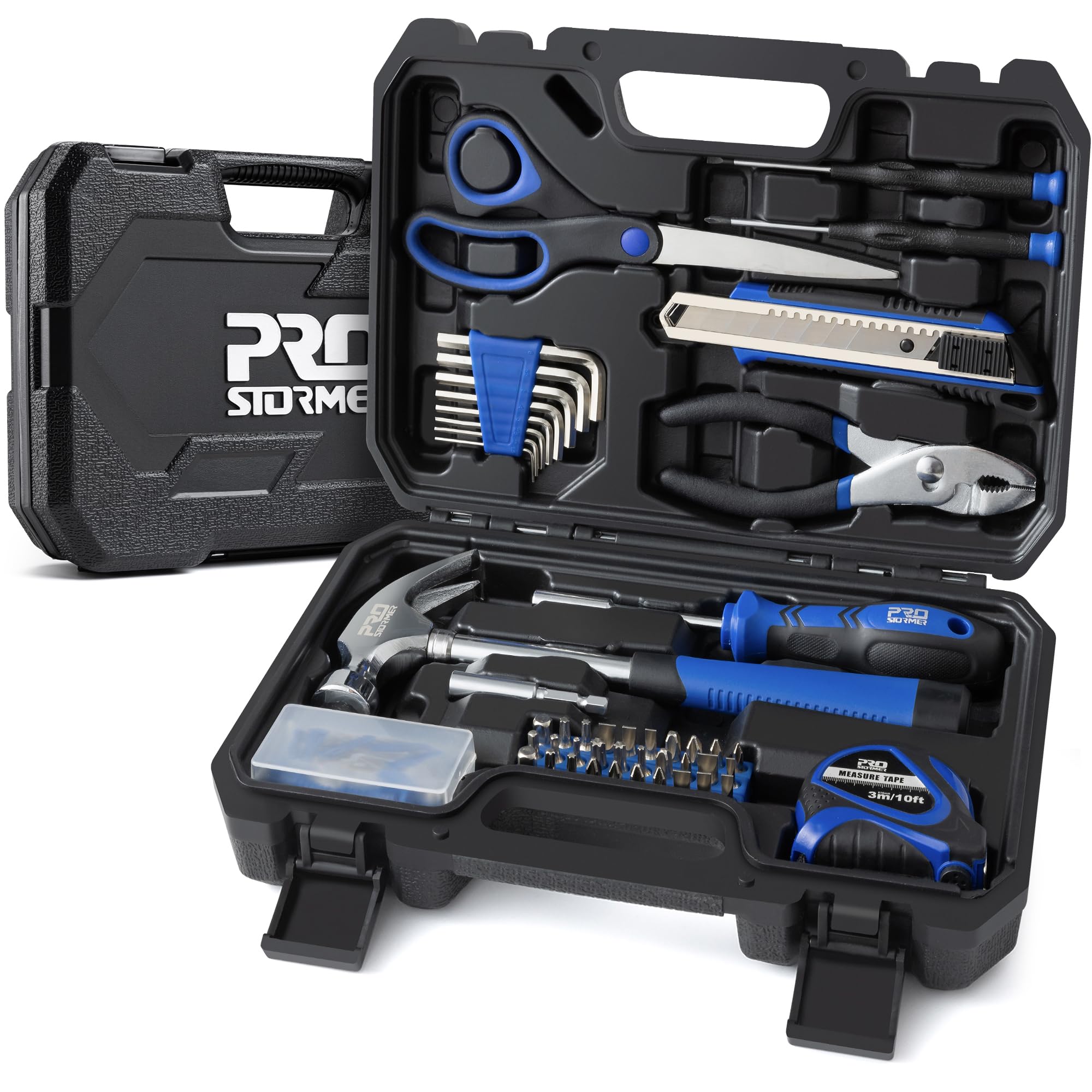 Prostormer 93-Piece Tool Kit, Basic Household Repair Tool Set with