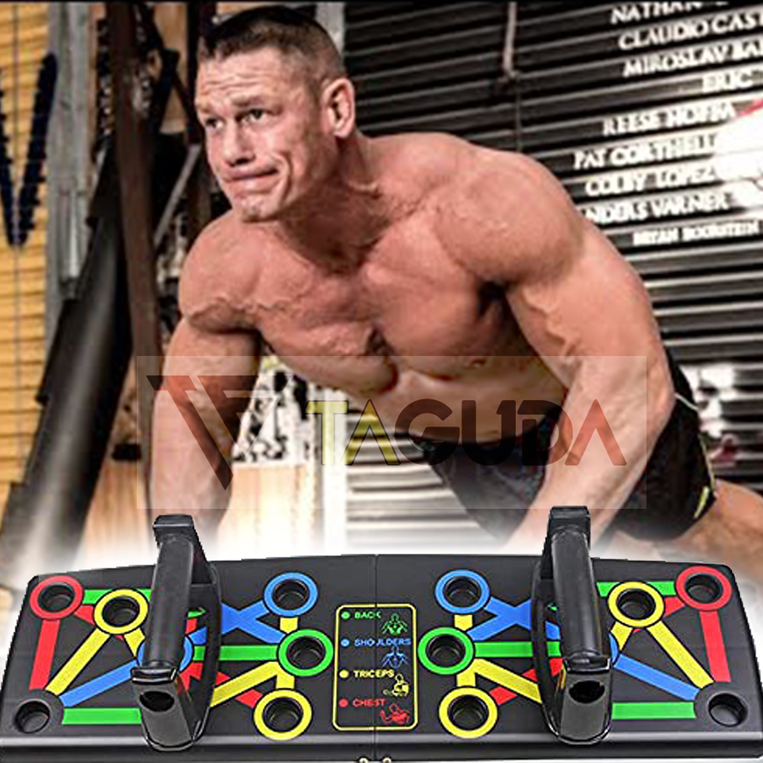 TAGUDA New Portable Push Up Board System, 14 in 1 Body Building Exercise Tools Workout Push Up Stands, Push Up Workout Board Training System for Men Women Home Fitness Training Chest Muscle Arm Muscle (B095CFWYLQ) Amazon Price History, Amazon Price Tracker