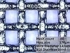 80 Mesh Stainless Steel for DecorativeCosmetic Mesh; Size - 30cm x 30cm - by Inoxia