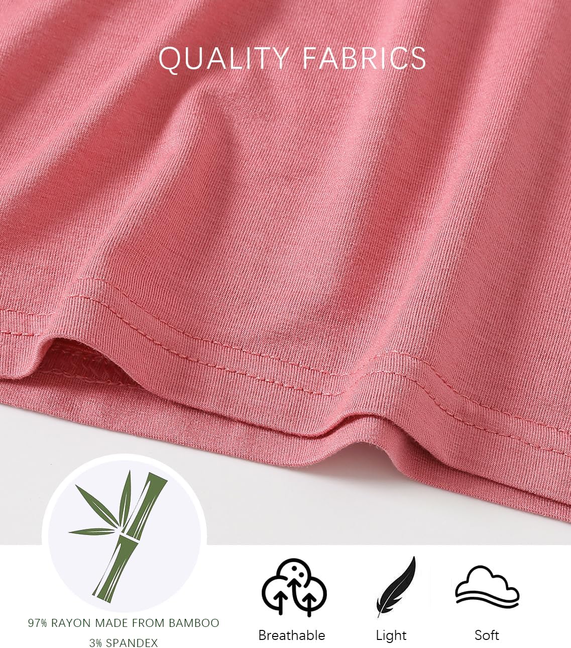 Jimonda Toddler Kids Girls Boys Pajamas Sets Soft Comfy Jammies Tencel Solid Raglan Sleepwear Pajamas Pjs 2pcs Set 18M-8Y - Image 5