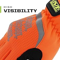 Vista 2 de Guantes FasFit de seguridad fluorescentes y reflectantes Mechanix Wear (anaranjado)