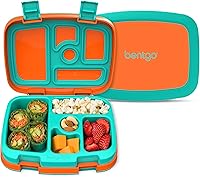 Vista 10 de Bentgo Kids Lonchera Infantil Estilo Bento de 5 Compartimentos a Prueba de Fugas - Tamaños de Porciones Ideales para Edades de 3 a 7 - Duradera, a