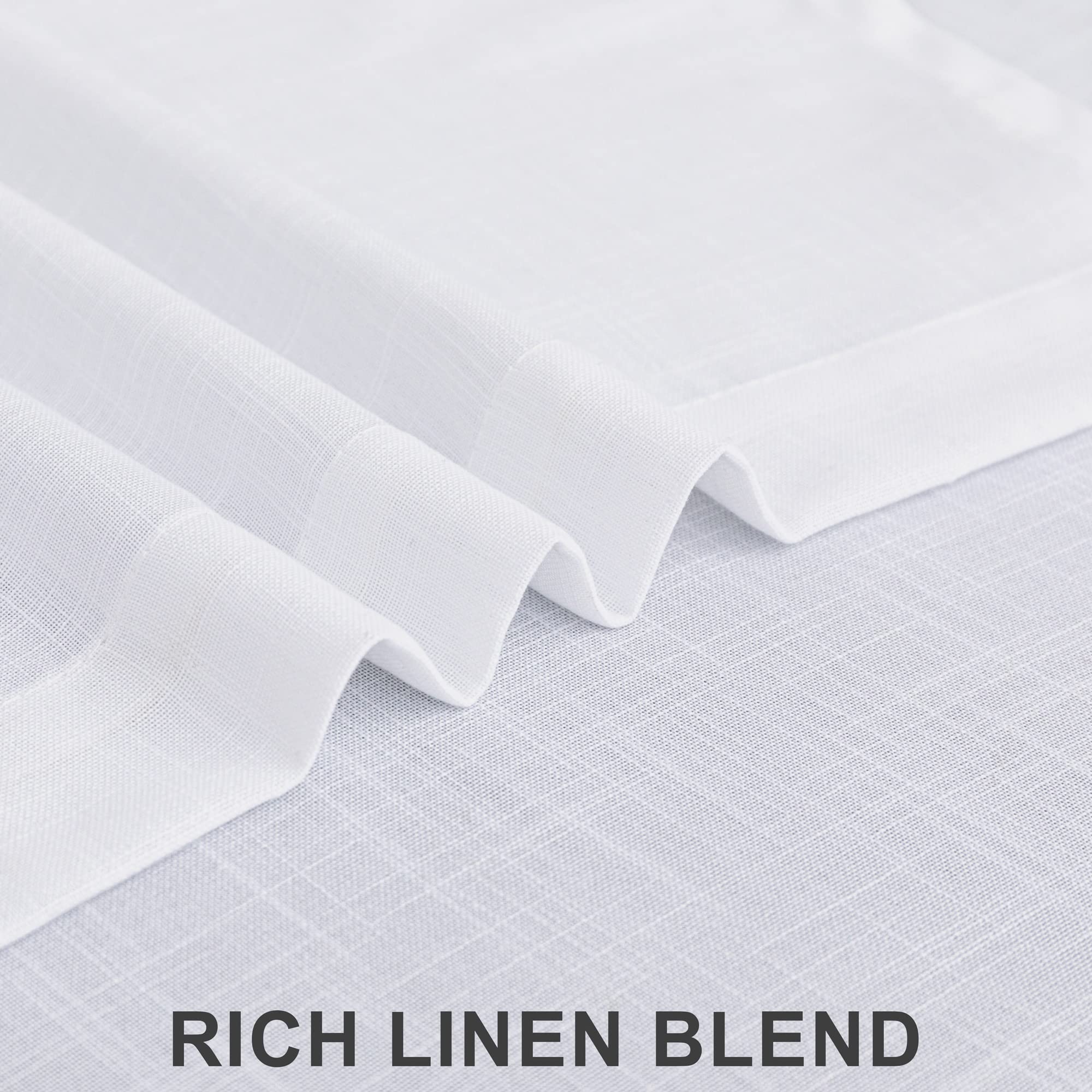 SimpleHome Ombre - Tende oscuranti per soggiorno, blocco della luce, da blu a grigio, bianco, spesse, termiche, con occhielli, tende per camera da letto, 2 pannelli, 132 x 183 cm di lunghezza
