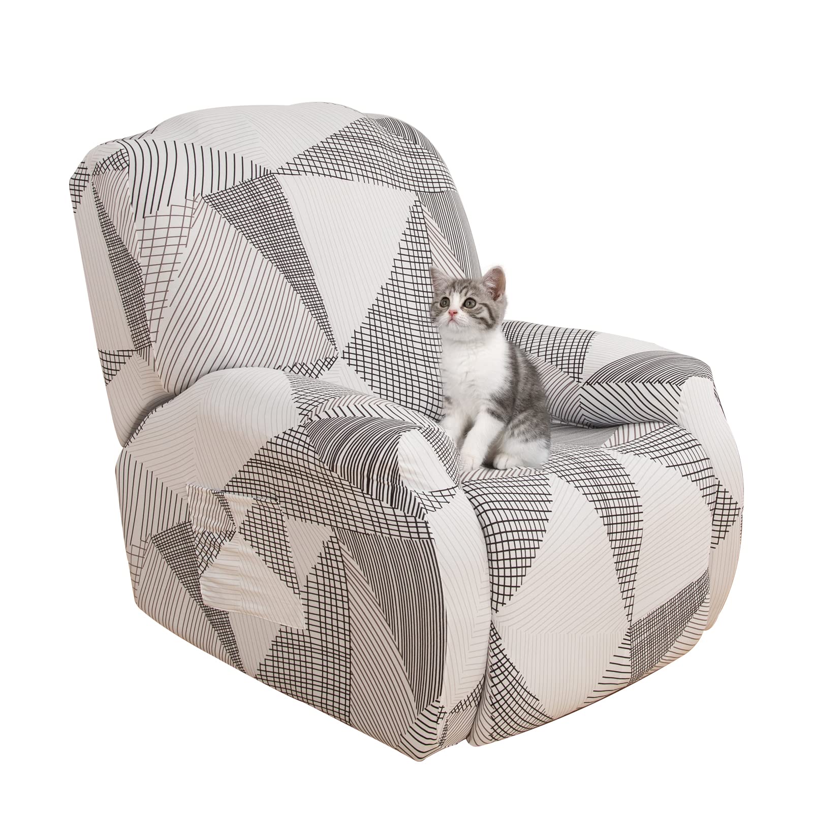 Copripoltrona Reclinabile Elastico 6 Pezzi Impermeabile - Antiscivolo, Per Poltrone Relax (122-168cm) - 2