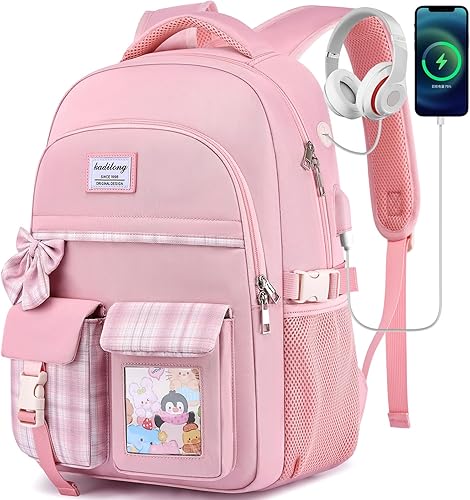 School Bookbag for Teen Girls,Laptop Backpack for Women College,Mochilas Mujer Morrales Escuela Niñas