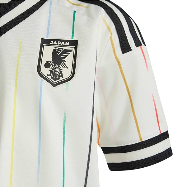 アディダス 上下セット キッズ サッカー日本代表 2026 アウェイ ユニフォーム ユニセックス子供 WM459 オフホワイト/ブラック (IA6117) 120 - 5