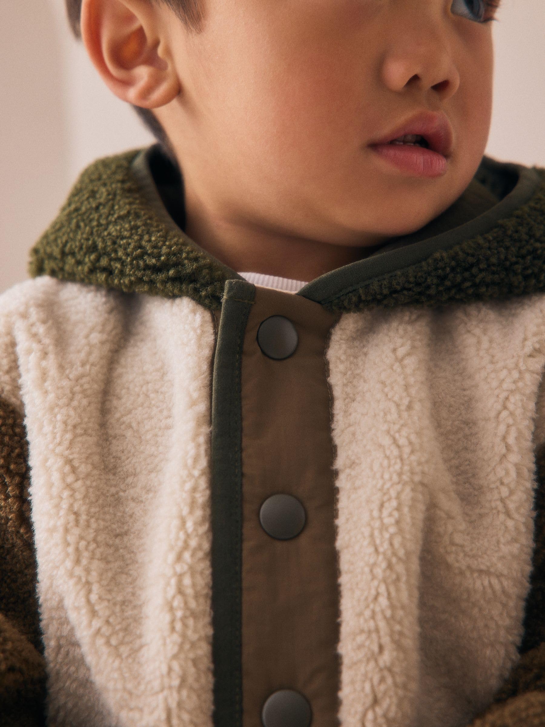 NEXT Jungen Fleece-Kapuzenjacke mit Reißverschluss 62-122