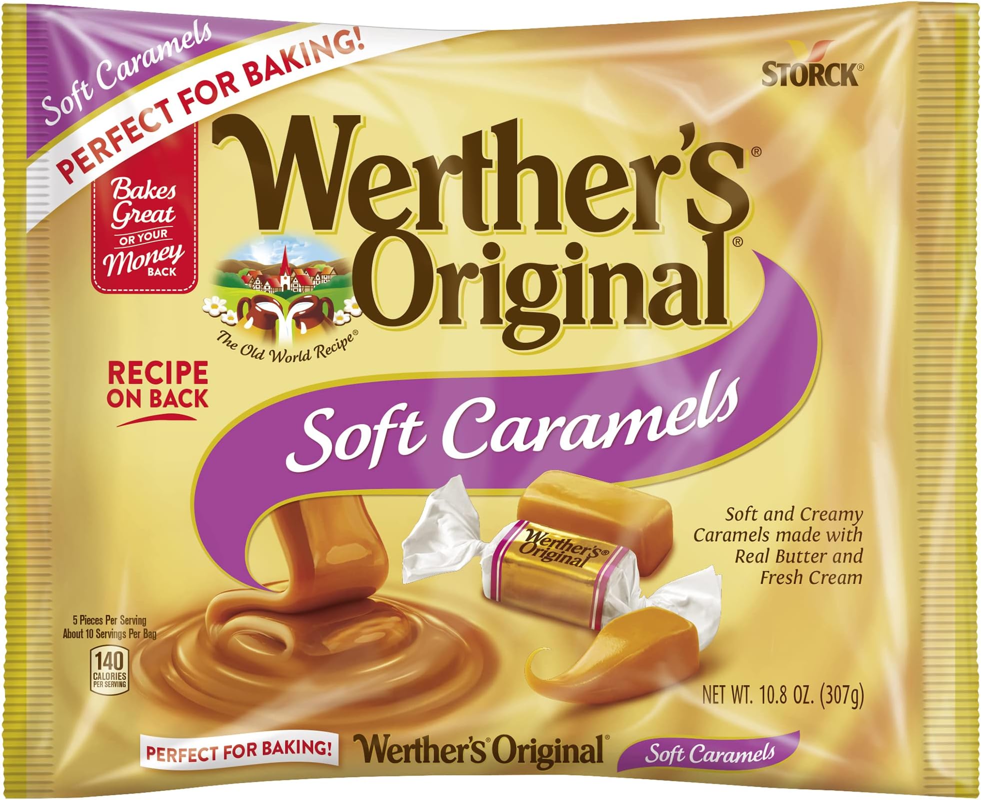 Amazon.com : Werther's Original Soft Caramel Candy, 10.8 Oz Bag ...
