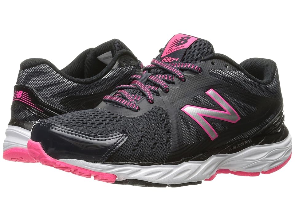 

New Balance 680v4 (Thunder/Black/Alpha Pink) Women's Running Shoes