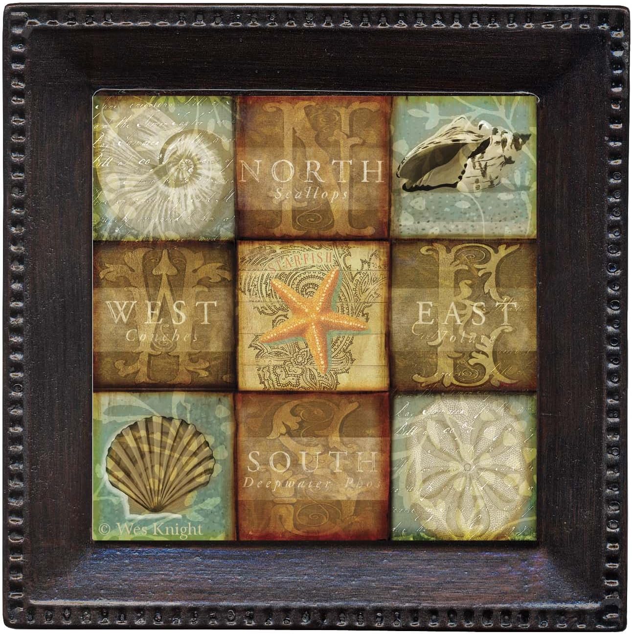 Thirstystone Ambiance Coaster Set, Coastal Treasures