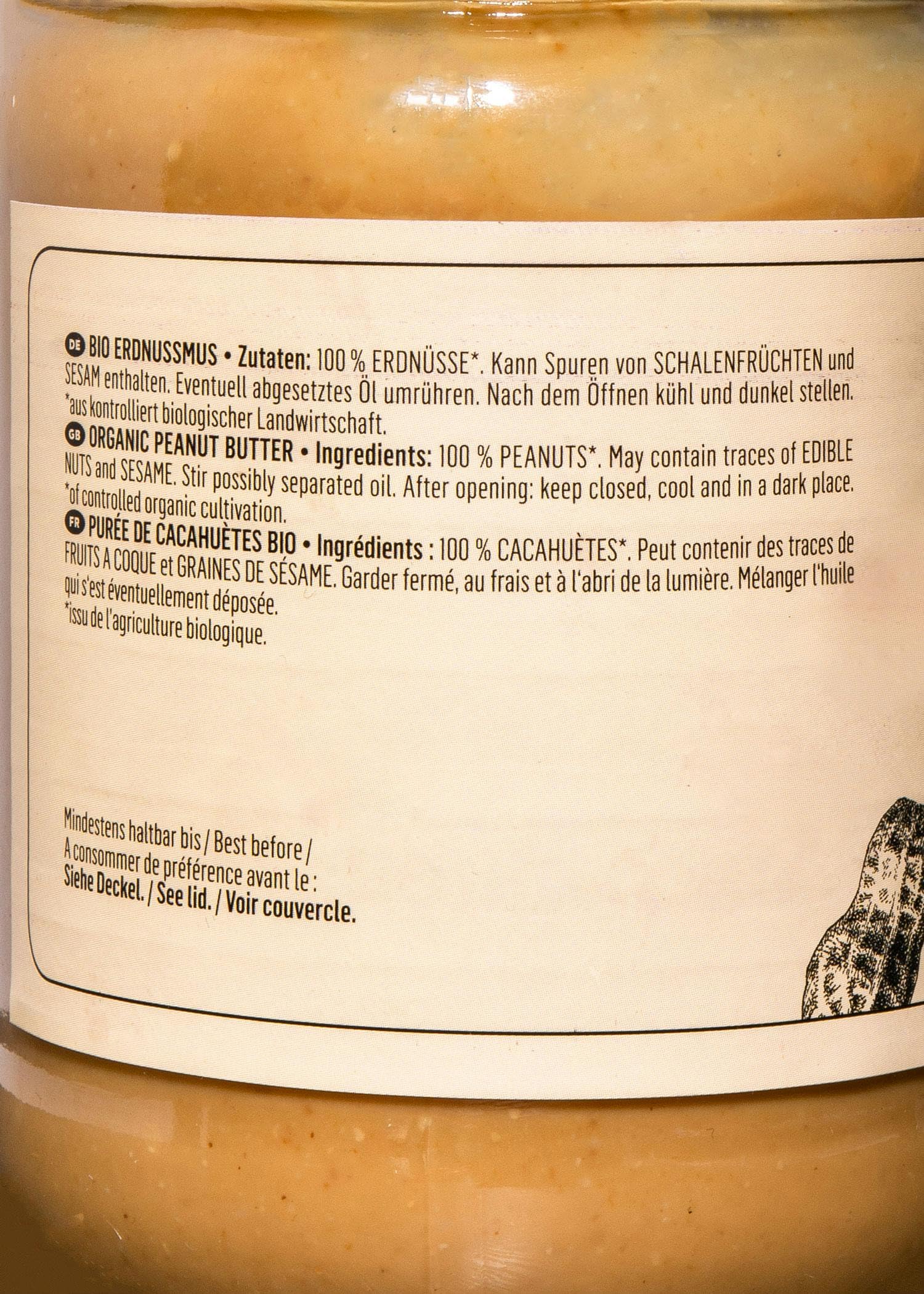 KoRo - Crema di arachidi bio | 6 x 500 g