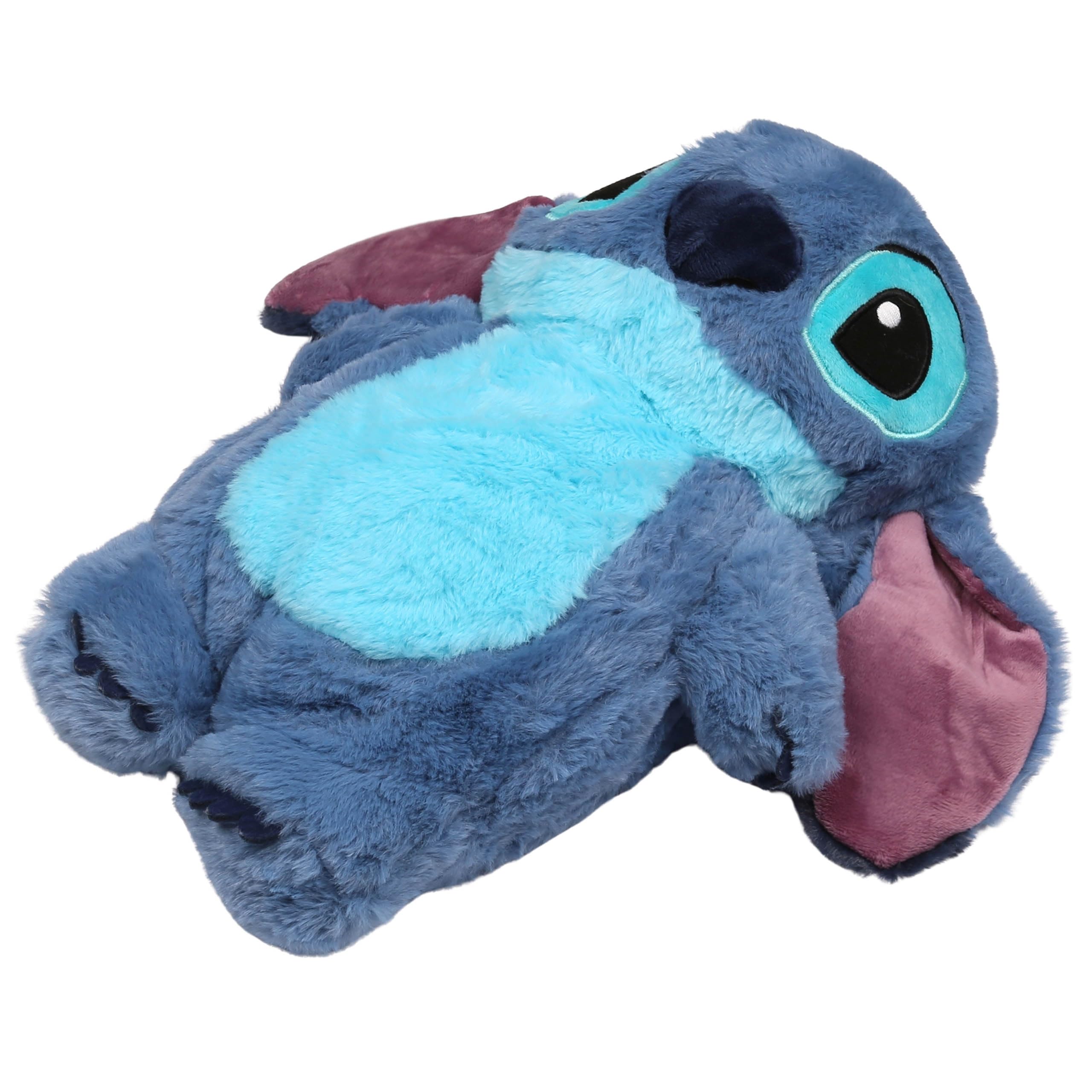 DISNEY Stitch Gummi Wärmflasche mit WEICHEM Bezug, GROSS Wärmflasche mit Wasserbeutel, Maskottchen 750 ml (Stitch)