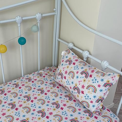 Miniatura 6 de ALVABABY Toddler Pillowcases Stretchy Soft Kids Pillow Cover 2 Pack Fit 13"x 18" or 12"x18" Envelope for Girl Boy Sleepy Travel