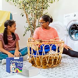 Xcleen Color Dye Trapping for Laundry 180 Count, Fragrance Free Dye Catcher Laundry Sheets, Prevent Clothes from Smearing, Color trapping Sheets for Home Apartment or School