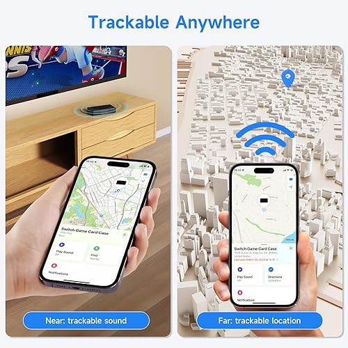 Miniatura 3 de JINGDU 40-Slot Traceable Switch Game Case Compatible with Nintendo Switch Games, Holds 40 Switch Game Cards and 24 Micro SD Cards, with Hidden