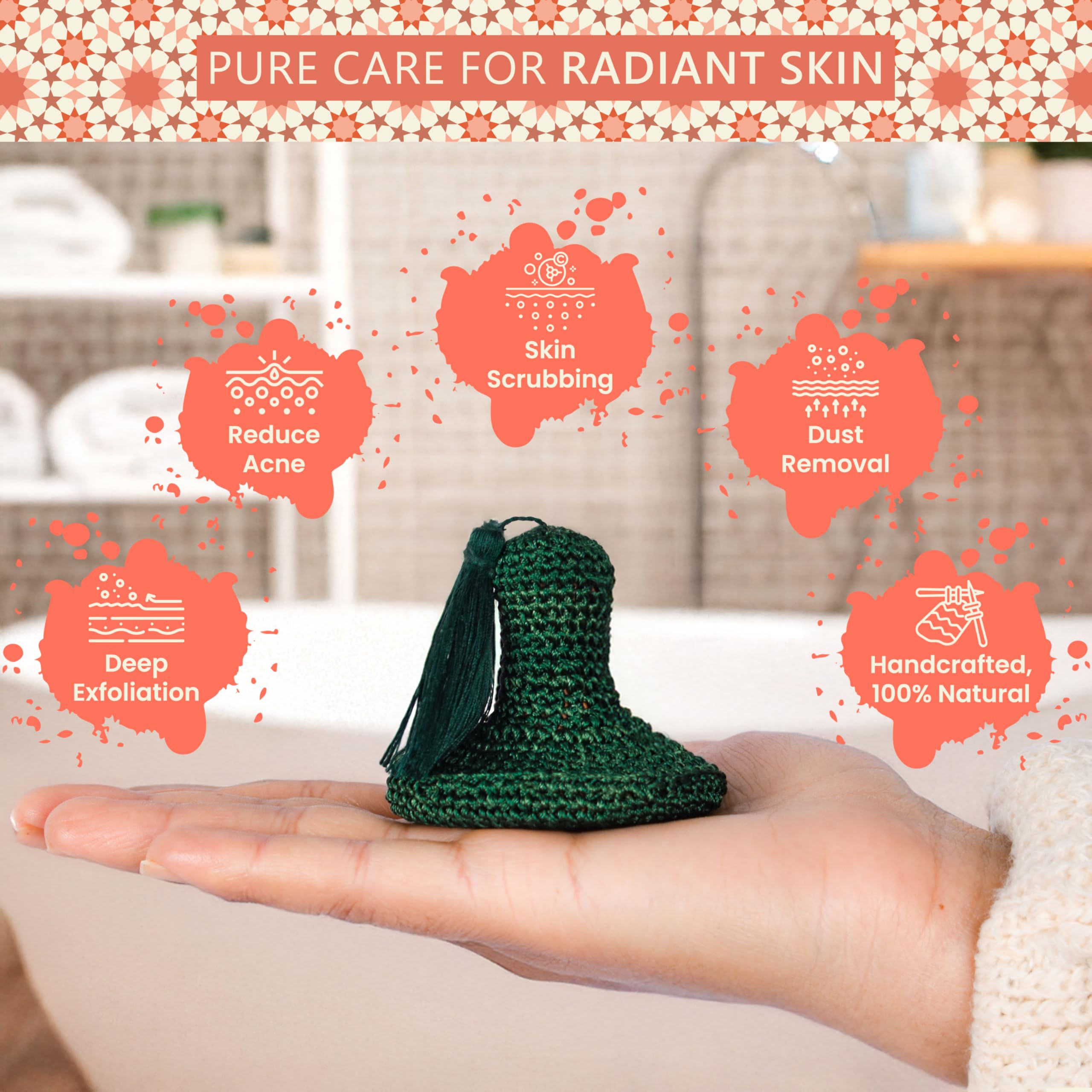 Exfoliante facial y herramienta para el cuidado de la piel, almohadilla suave para uso diario en la cara y el cuello, elimina la piel muerta y logra un brillo suave y radiante para hombres y mujeres,