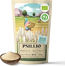 NaturaleBio Organic Psyllium Peels 200 g Purity 99% Psyllium Husk Bio, Natural and Pure Cuticle of Psyllium Seeds Made in India Rich in Fibres to be taken in Water, Drinks or Juices