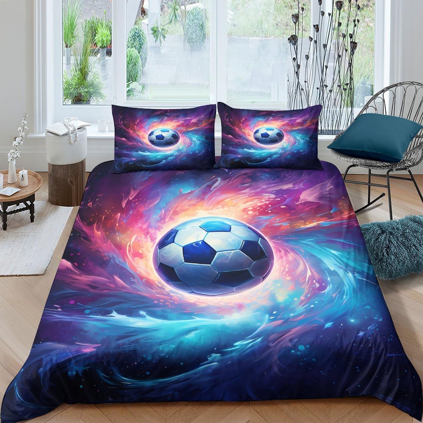 Ctjqhvkz Style-10 3D Printed Galaxy Starry Sky Fitted Sheet Microfiber Soft Cosmic Nebula Bed Cover For Bedroom Dorm Decor Single（135X200cm）