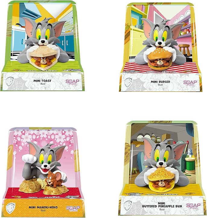 Wuhuayu soap studio statuette mezzo busto di tom e jerry 8 5 cm YUKIYAFGK039K05Y