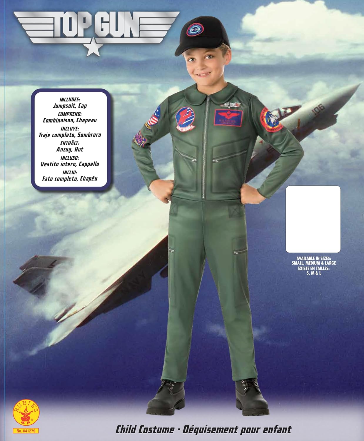 Rubies unisex-child Top Gun Unisex Costume