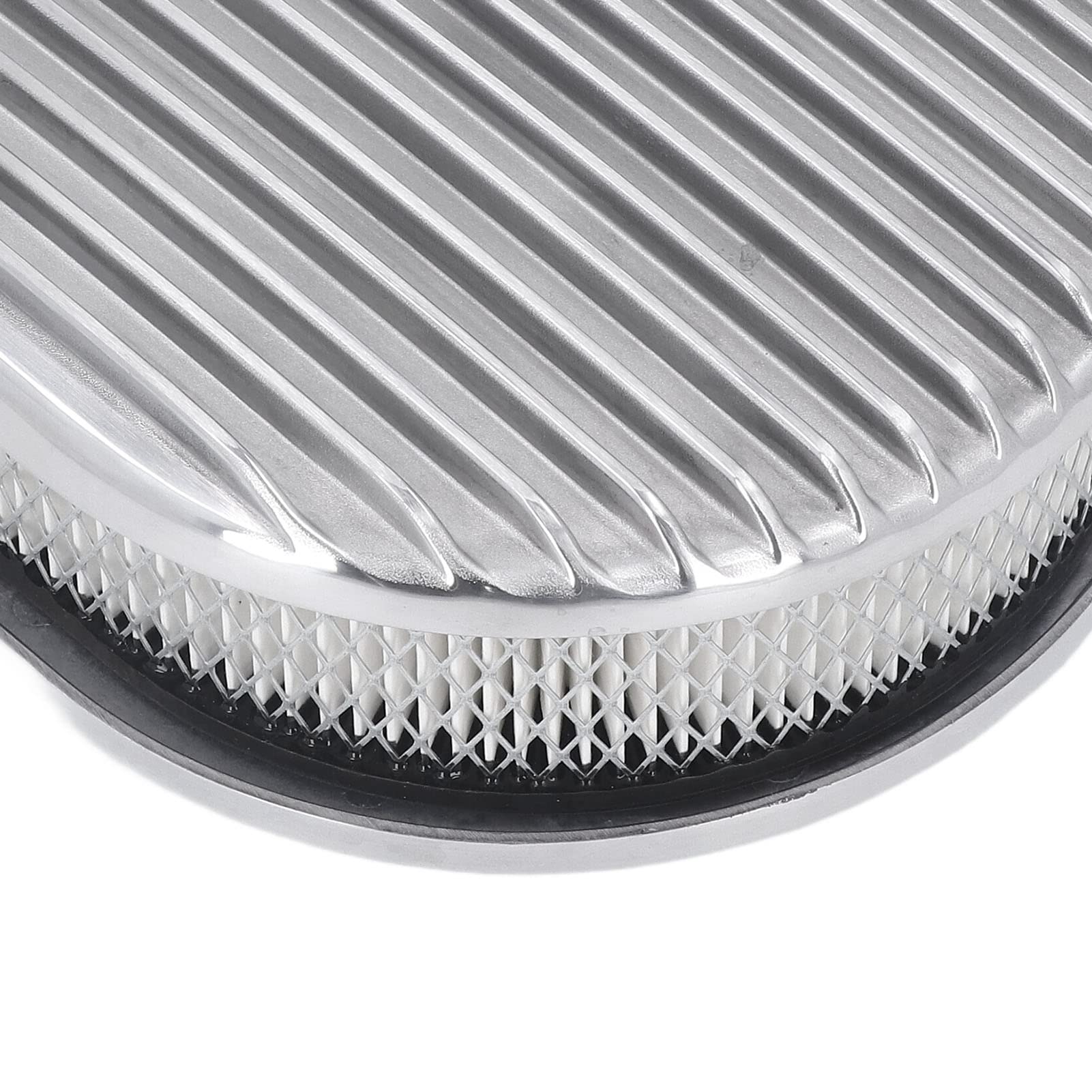 Filtr Powietrza 12-calowy Owalny Zamiennik ze Stopu Aluminium dla Hot Rod