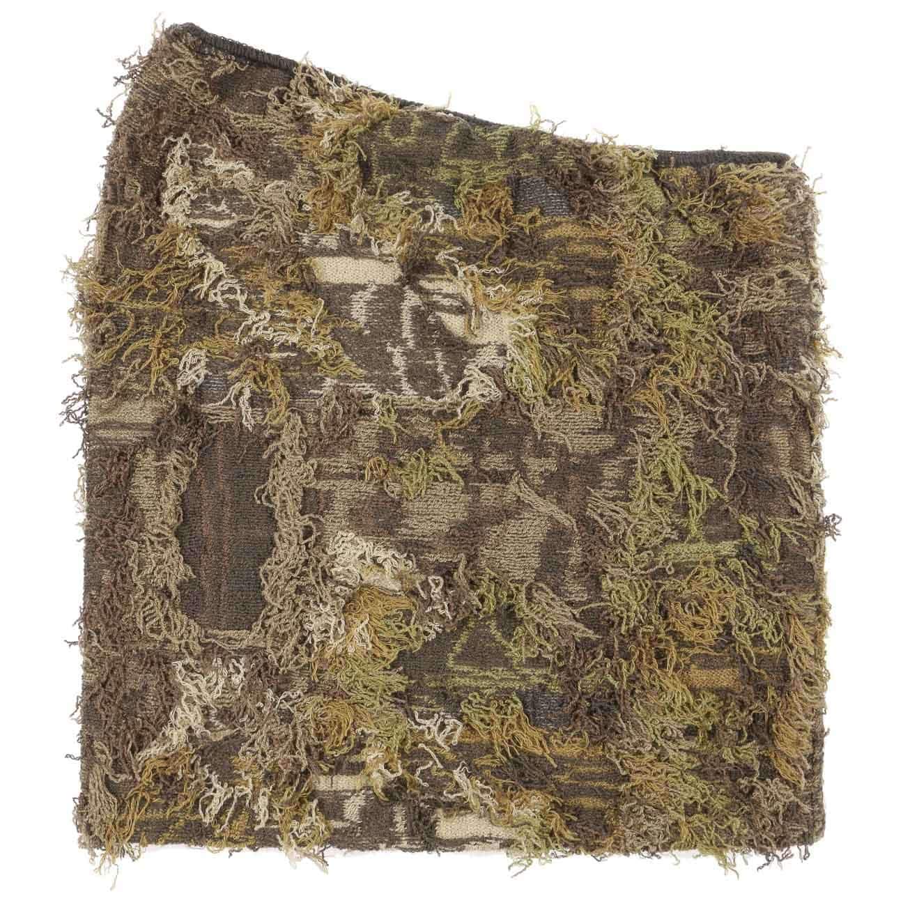 faustmann GERMANY LODENHUT MANUFAKTUR Beanie Rundschal Set Camouflage Fransendekor Damen und Herren Herbst Winter