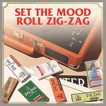 ZIG-ZAG Blue Kutcorners: Single Wide Rolling Papers, Natural Gum