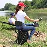Backpack Cooler Chair, Fishing Chairs with Backrest thumbnail 2