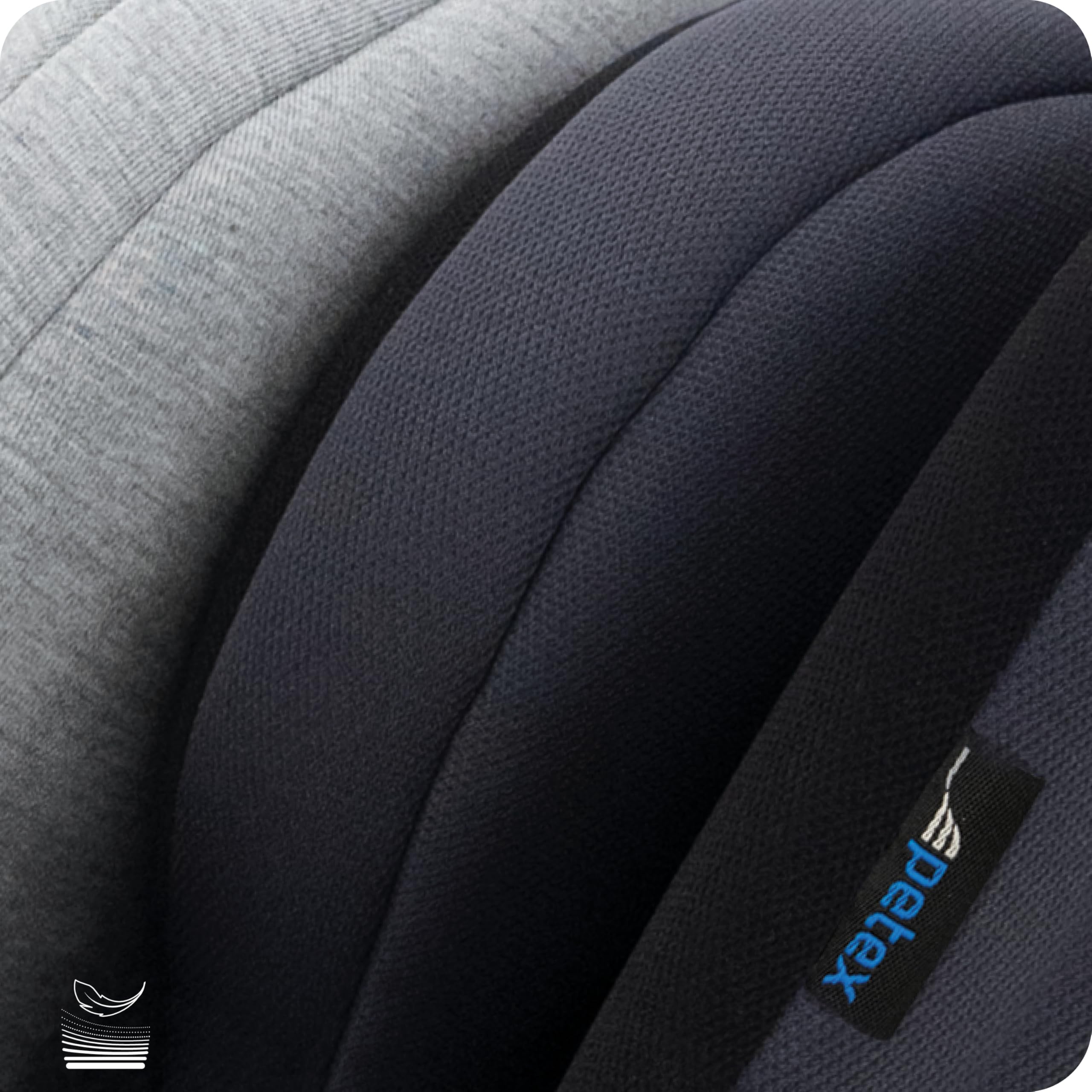 PETEX Auto Kindersitz King, i-Size, 40-135 cm, grau, 1 Stück | 360° drehbar, ISOFIX, Stützfuß, nach ECE R129, mitwachsend