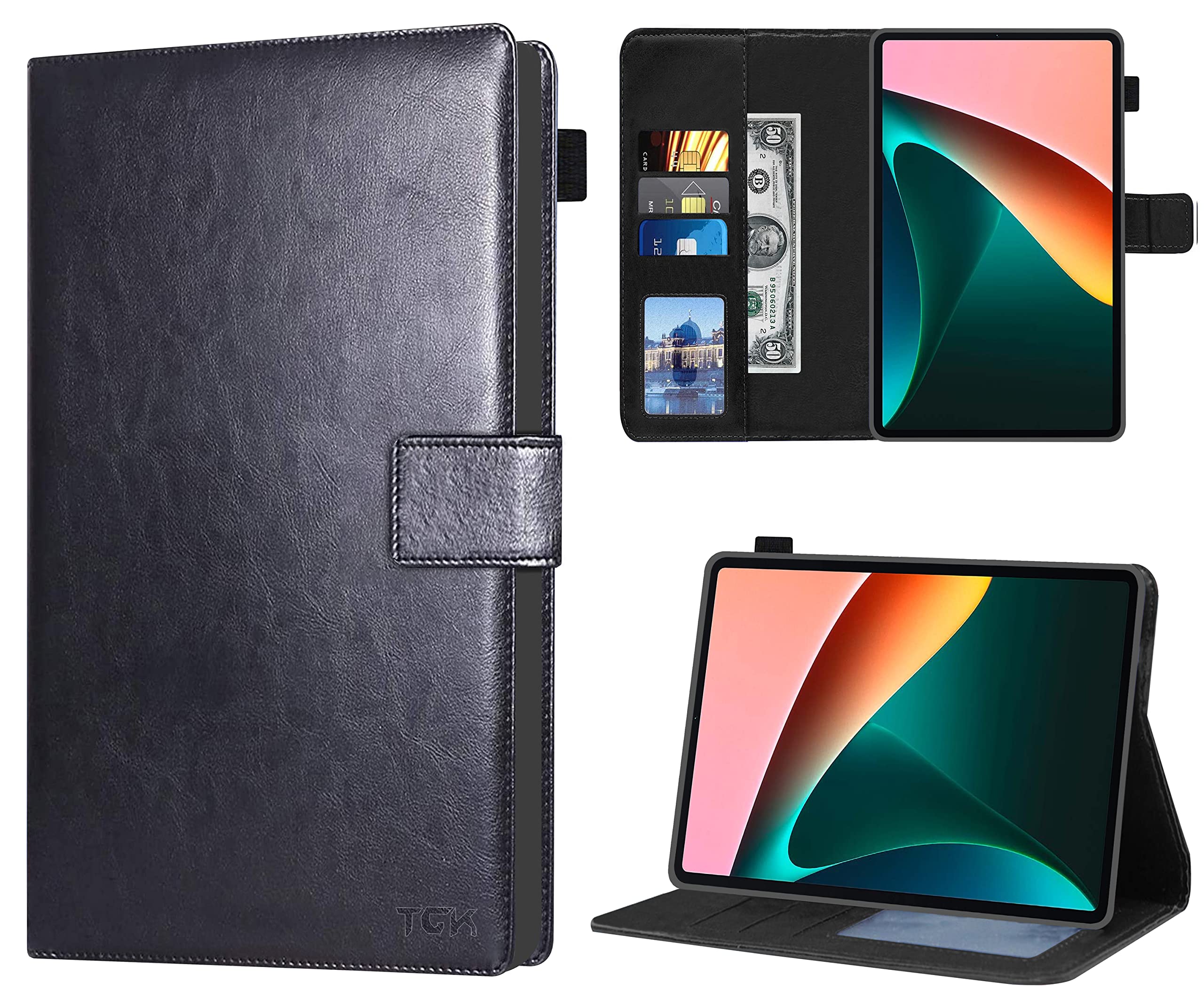 TGK Multi Protective Wallet Leather Flip Stand Case Cover for Xiaomi Pad 5 11.0 inch, Black (B09ZPFTZSW) Amazon Price History, Amazon Price Tracker