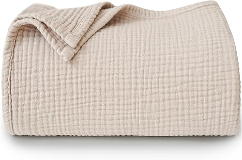 MairMore Manta de muselina para niños y niñas, de algodón neutro, para cama de bebé, para recién nacidos, mantas grandes suaves y transpirables, 47 MairMore Manta de muselina para niños y niñas, de algodón neutro, para cama de bebé, para recién nacidos, mantas grandes suaves y transpirables, 47