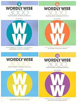 Wordly Wise 3000® 4th Edition 4 Books SET: Book 9-12 (Direct