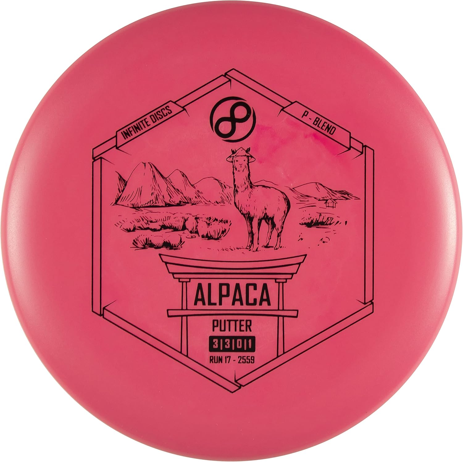 Infinite Discs Alpaca | Controllable and Accurate Putt & Approach Disc | P-Blend