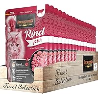 Leonardo Sacchetto salvafreschezza [16x85g Manzo - puro] | Cibo umido senza cereali